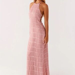 Peppermayo Blush Backless Maxi Dress